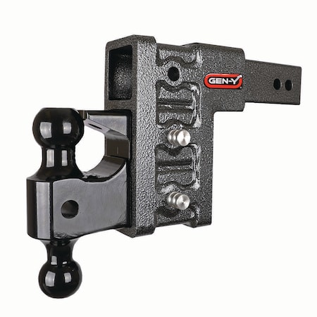 Gen-Y Hitch MEGA-DUTY 3 Shank 6 Drop 3.5K TW 32K Hitch & GH-0161 Dual-Ball & GH-0162 Pintle Lock GH-1723